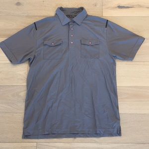 Travis Matthew polo shirt grey medium